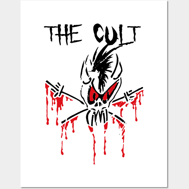 the cult headbang Wall Art by potato cast